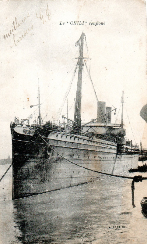 Carte postale ancienne Bordeaux - Le Chilli renfloué à Bordeaux