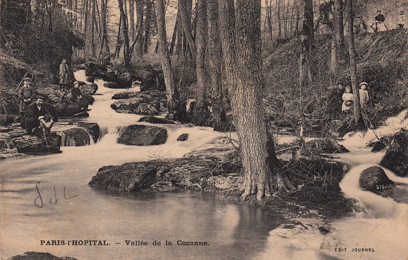 Carte postale ancienne Paris-l'Hopital. - Vallée de la Cozanne (c.1910) (21705428131) à Paris-l'Hôpital