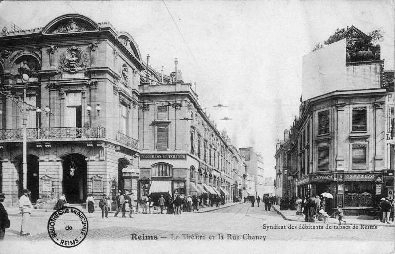 Carte postale ancienne Rue chanzy opéra