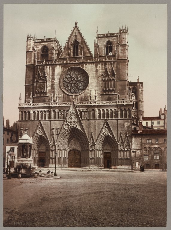 Carte postale ancienne Lyon. Eglise St. Jean LCCN2017659793 à Lyon