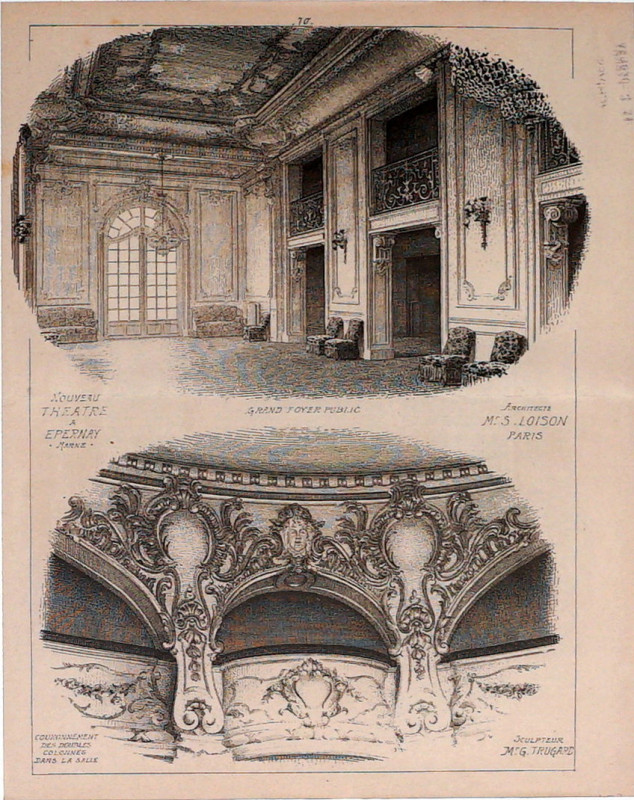 Carte postale ancienne Theatre loison épernay 1008022 à Épernay