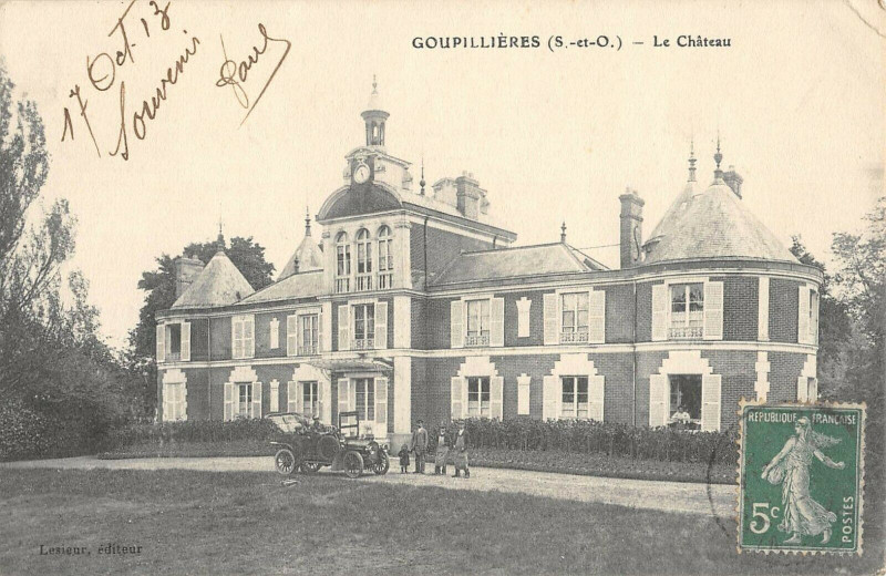 Carte postale ancienne Goupillieres Le Chateau