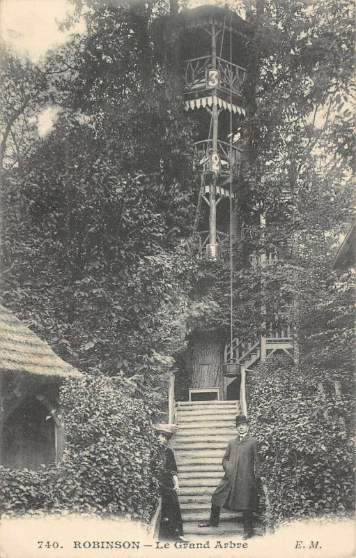 Carte postale ancienne Robinson Le Grand Arbre