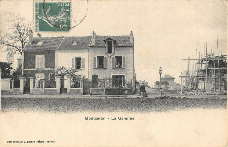 Carte postale ancienne Montgeron La Garenne à Montgeron