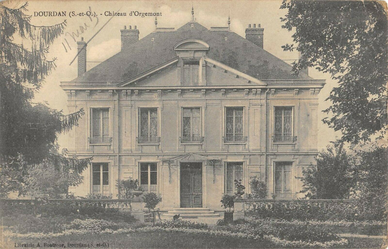 Carte postale ancienne Dourdan Chateau D'Orgemont à Dourdan