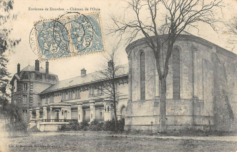Carte postale ancienne Env.de Dourdan Le Chateau De L'Ouie à Dourdan