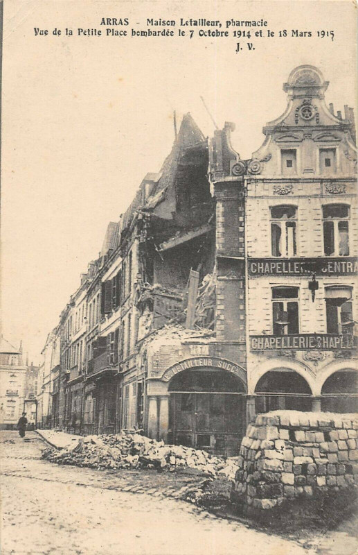 Carte postale ancienne Arras Maison Letailleur à Arras