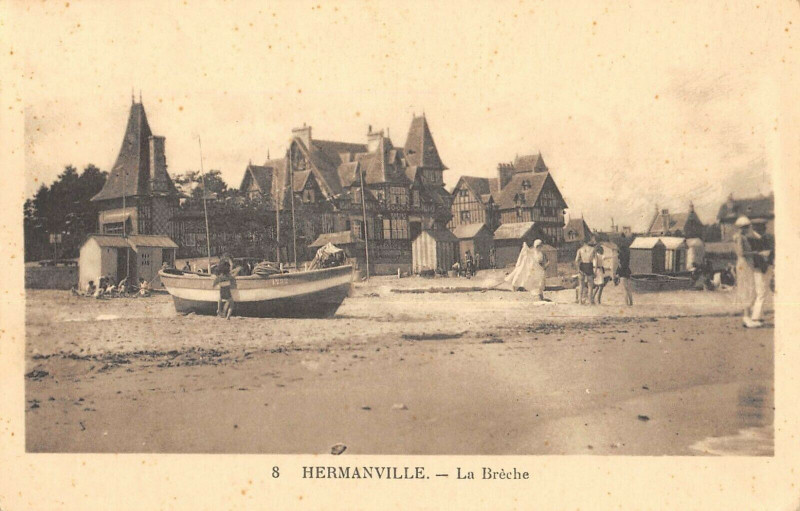 Carte postale ancienne Hermanville La Breche