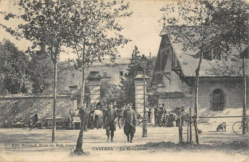 Carte postale ancienne Castres Le Seminaire à Castres