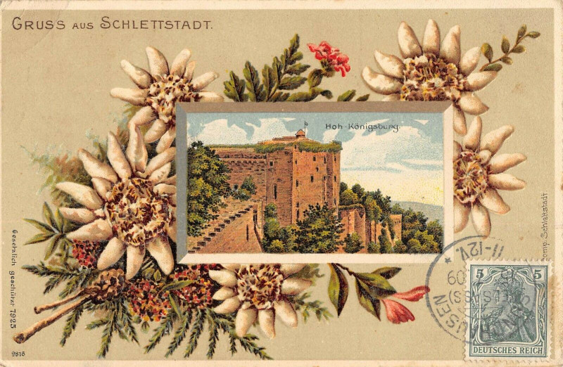 Carte postale ancienne Gruss Aus Schlettstadt à Russ
