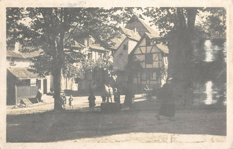 Carte postale ancienne Un Coin De Bouxwiller à Bouxwiller