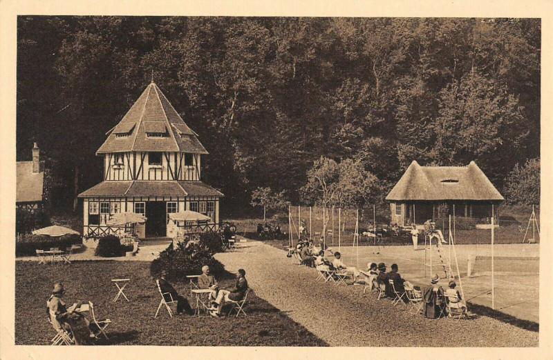 Carte postale ancienne Saint Valery En Caux Le Pavillon Bar à Ry
