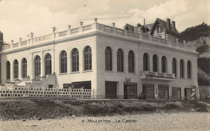 Carte postale ancienne Veulettes Le Casino à Eu