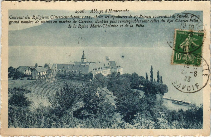 Carte postale ancienne Abbaye d'Hautecombe