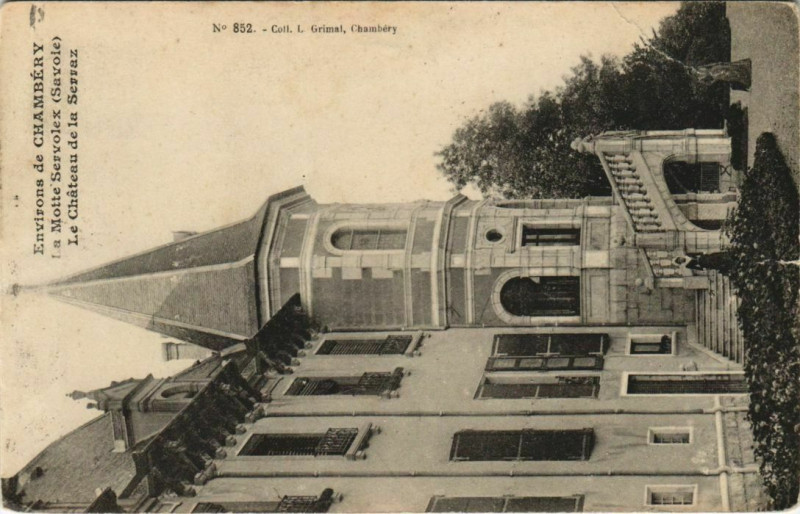 Carte postale ancienne La Motte-Servolex Le Chateau de la Serraz à La Motte-Servolex