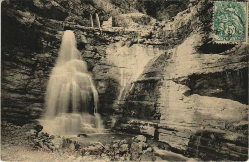Carte postale ancienne Chambery Cascade