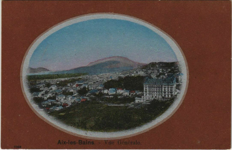Carte postale ancienne Aix-les-Bains Vue Generale à Aix-les-Bains