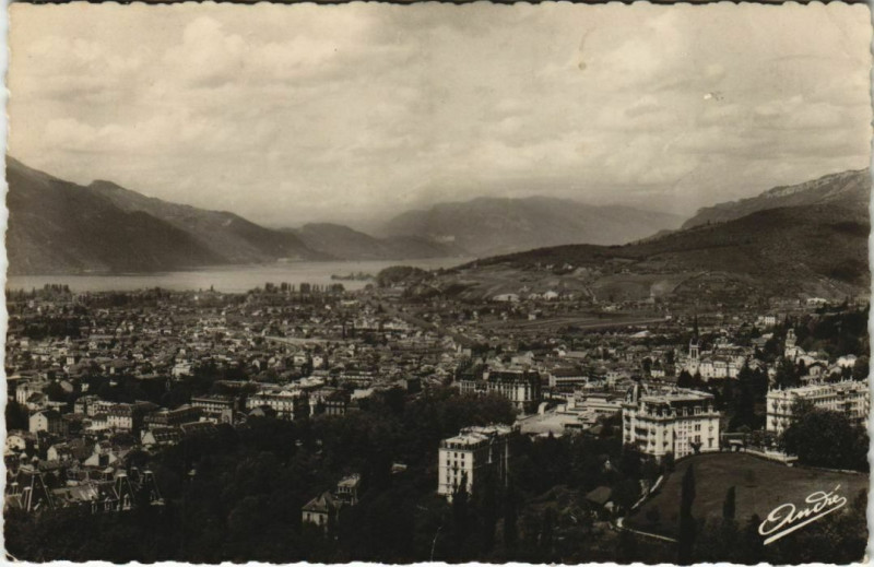 Carte postale ancienne Aix-les-Bains Vue Generale à Aix-les-Bains