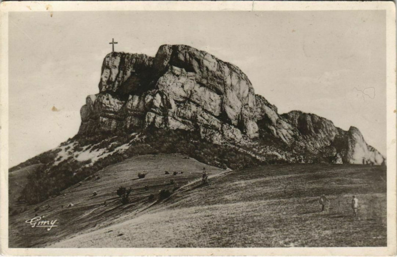 Carte postale ancienne Chambery La Dent du Nivolet