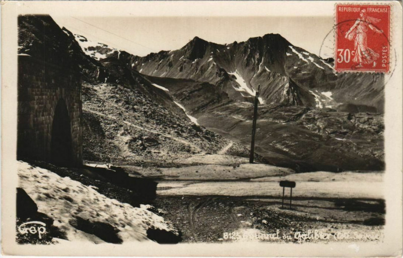 Carte postale ancienne Tunnel du Galibier