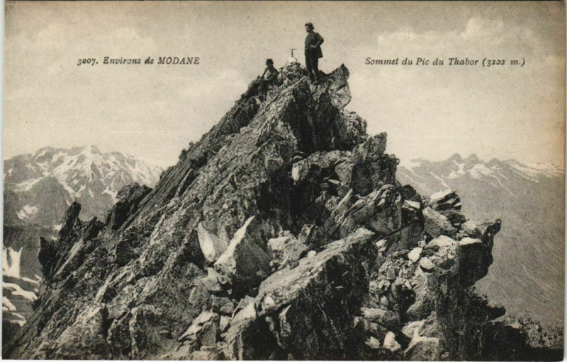 Carte postale ancienne Modane Environs - Sommet du Pic du Thabor à Modane