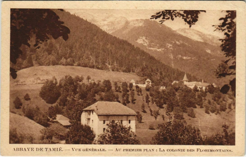 Carte postale ancienne Abbaye de Tamie - Vue Generale - La Colonie des Florimontains