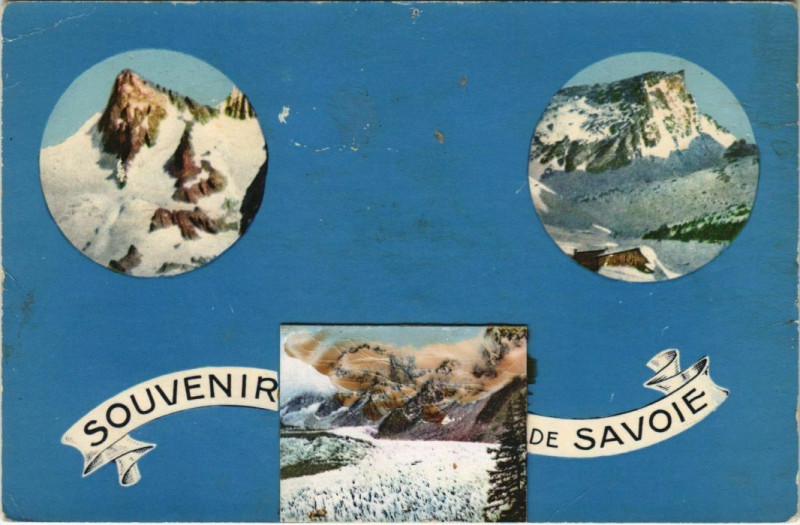Carte postale ancienne Souvenir de Savoie - Scenes