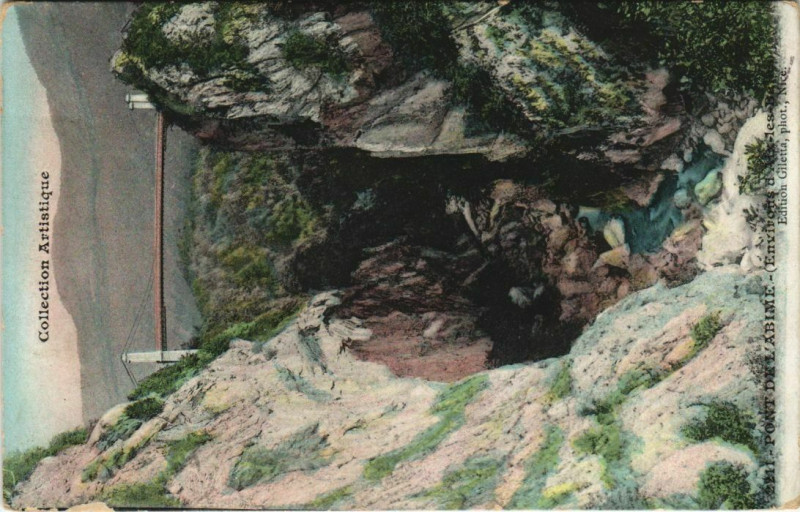 Carte postale ancienne Aix-les-Bains Environs - Pont de l'Abime à Aix-les-Bains