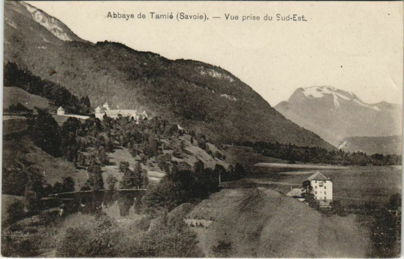 Carte postale ancienne Abbaye de Tamie - Vue prise du Sud-Est