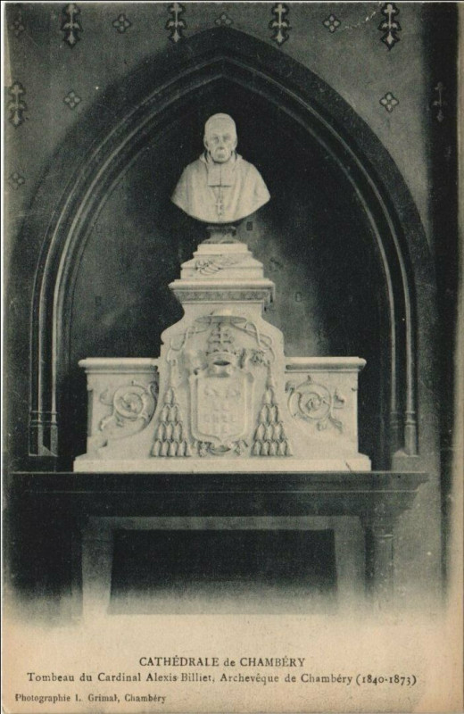 Carte postale ancienne Chambery Cathedrale de Chambery - Tombeau