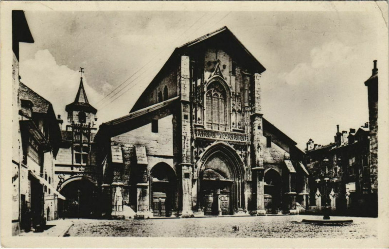 Carte postale ancienne Chambery La Cathedrale