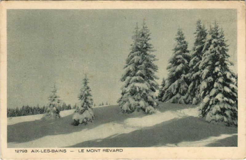 Carte postale ancienne Aix-les-Bains Le Mont Revard à Aix-les-Bains