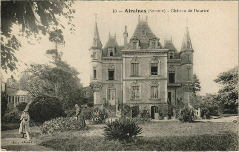 Carte postale ancienne Château de Douriez à Airaines