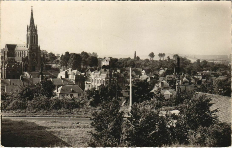 Carte postale ancienne Beauval vue générale à Beauval