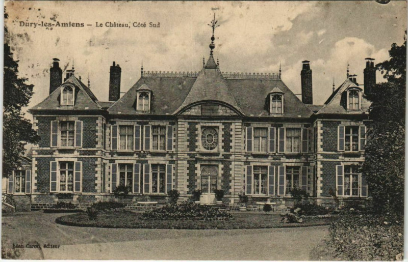Carte postale ancienne Dury-Les-Amiens Le Chateau à Amiens