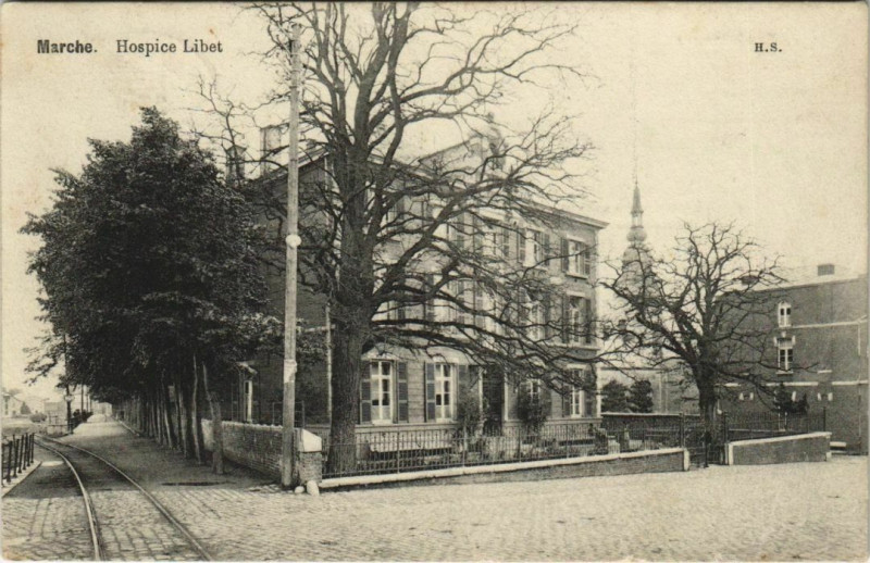 Carte postale ancienne Marche Hospice Libet