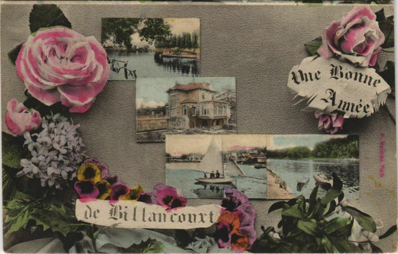 Carte postale ancienne Billancourt à Billancourt