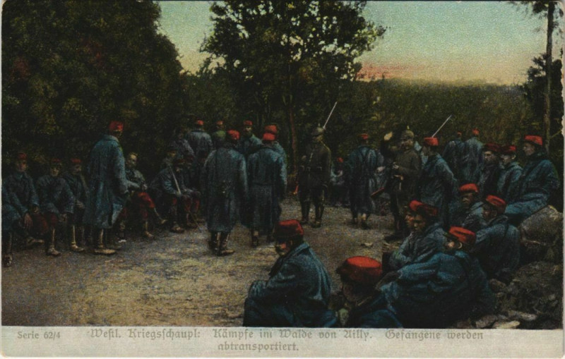 Carte postale ancienne Soldats
