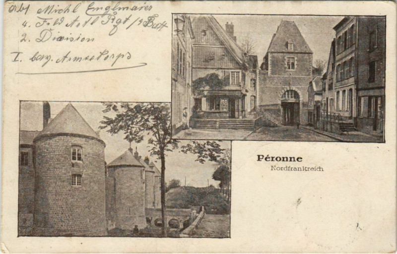 Carte postale ancienne Peronne Le Chateau