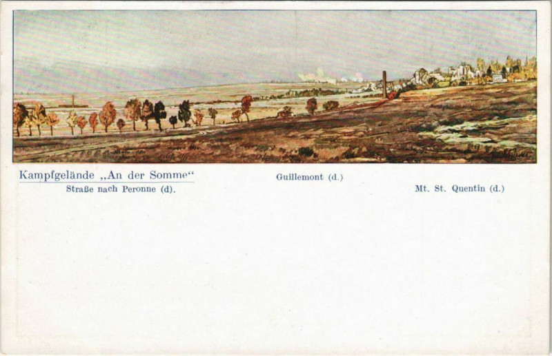 Carte postale ancienne Guillemont à Guillemont