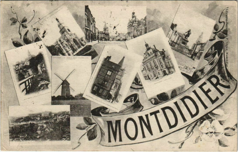 Carte postale ancienne Montdidier à Montdidier