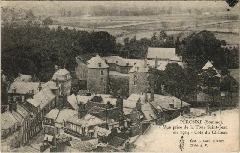 Carte postale ancienne Peronne Le Chateau