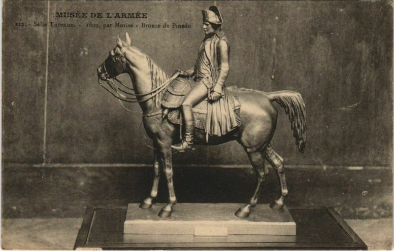Carte postale ancienne Musée de l'Armée Bronze de Pinedo