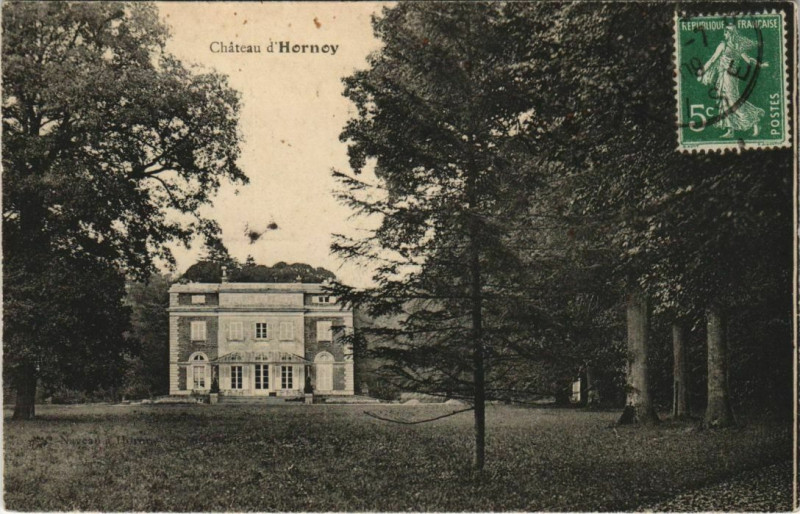 Carte postale ancienne Chateau de Hornoy à Y