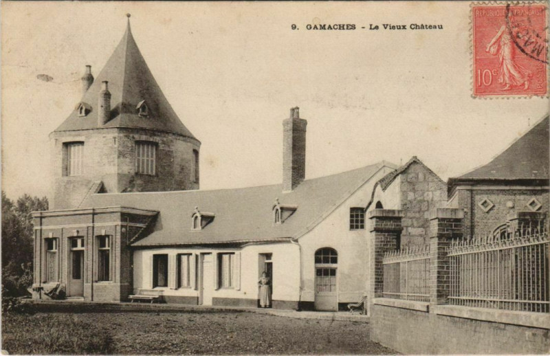 Carte postale ancienne Gamaches Le Vieux Chateau à Gamaches
