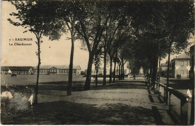 Carte postale ancienne Saumur Le Chardonnet France à Saumur
