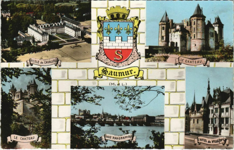 Carte postale ancienne Saumur souvenir France à Saumur