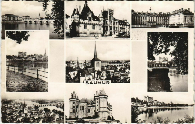 Carte postale ancienne Saumur souvenir France à Saumur