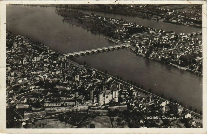Carte postale ancienne Saumur France à Saumur