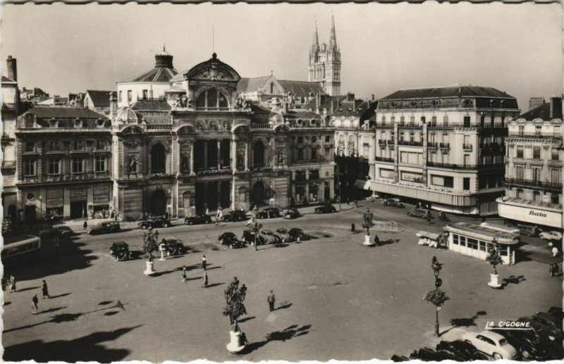 Carte postale ancienne Angers Place du Ralliement France à Angers